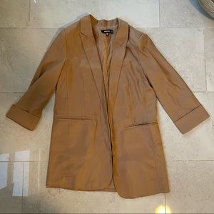 Missguided Blazer, Size 2, Nude